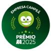Selo do Prêmio Reclame AQUI 2025 conquistado pela Gazin Seguros